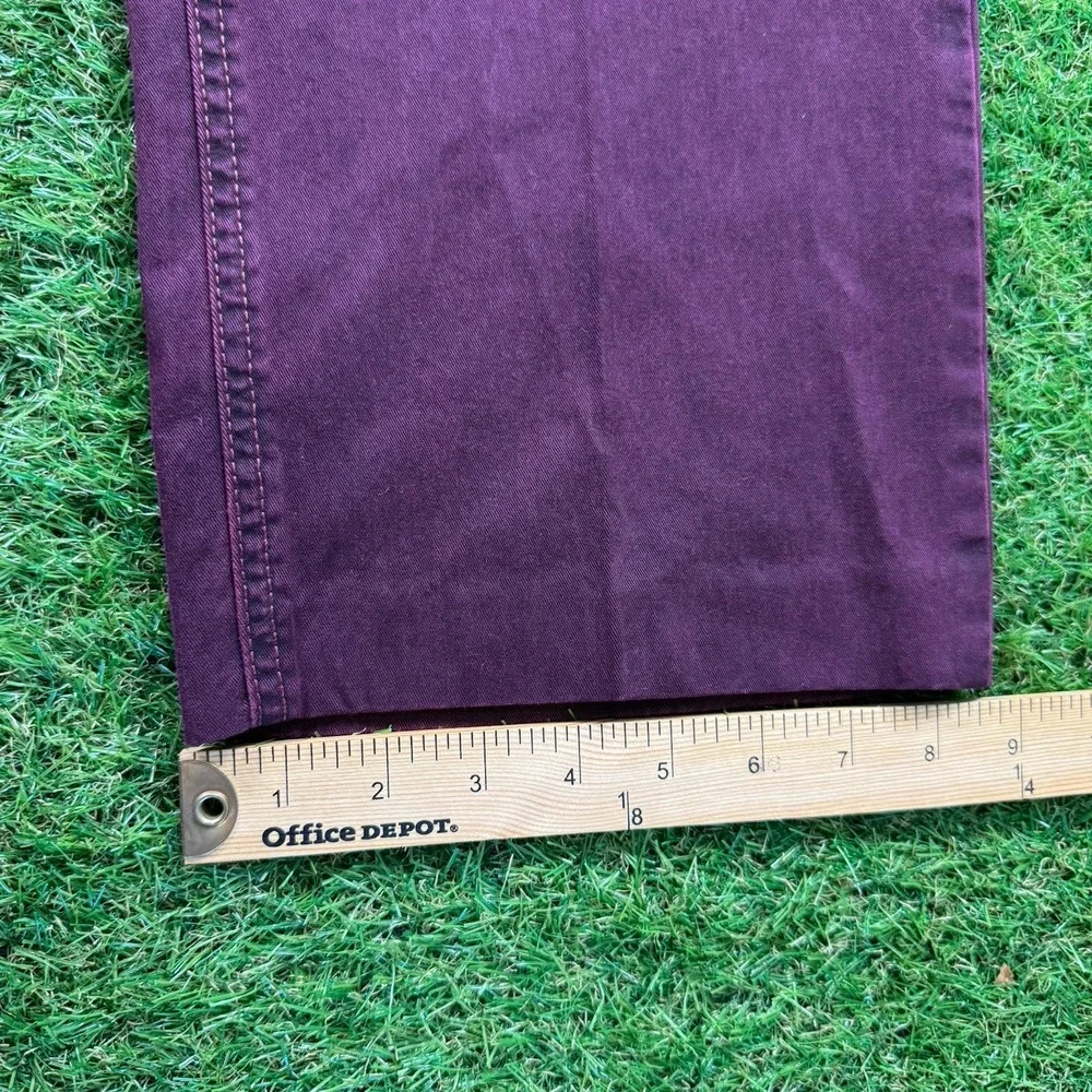 Bullock &‎ Jones Jeans Mens 35x26 Burgundy Stretch Denim Designer Macedonia